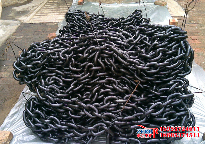 礦用高強(qiáng)度圓環(huán)鏈條，除渣鏈條